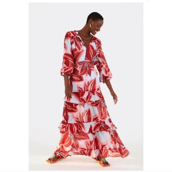 FARM Rio Dresses & Skirts - FARM Rio Azalea Maxi Dress NWT  Size Large